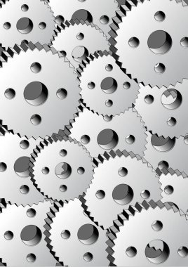 Makine arkaplan vektörü çizimi