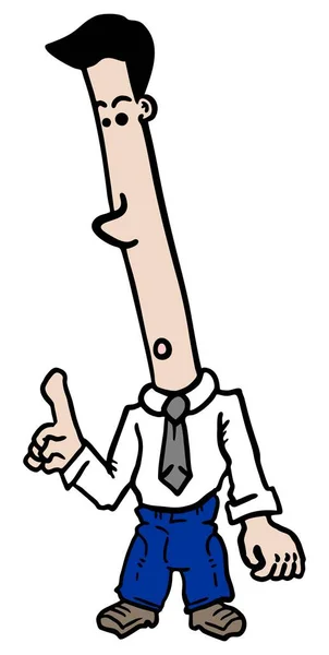 Vector Illustration Cartoon Businessman Character — Stock vektor