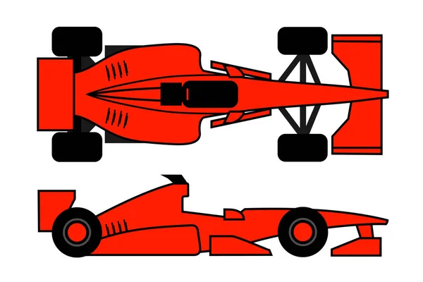 Racewagen Vector Illustratie — Stockvector