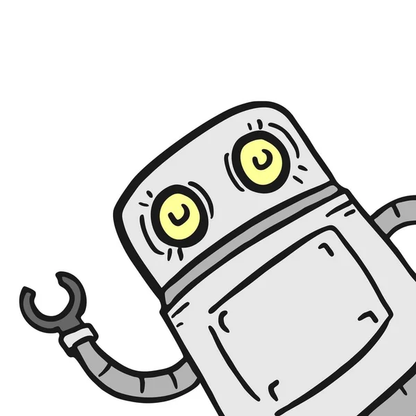 Hallo Robot Vector Illustratie — Stockvector