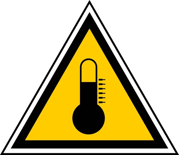 Иллюстрационный Векторный График Конструкции Значка Температуры — стоковый вектор