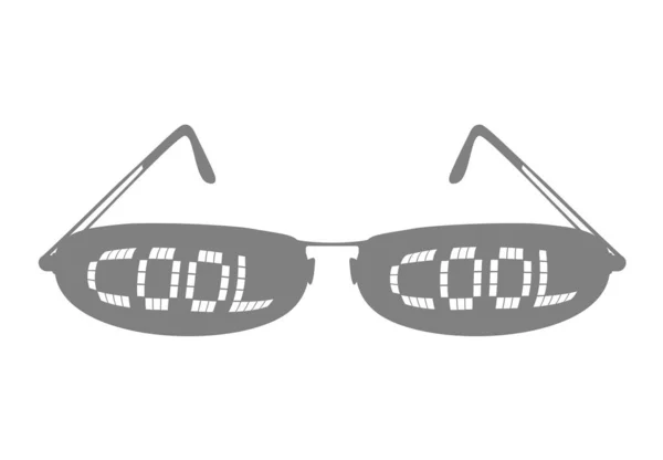 Coola Glasögon Vektor Illustration — Stock vektor