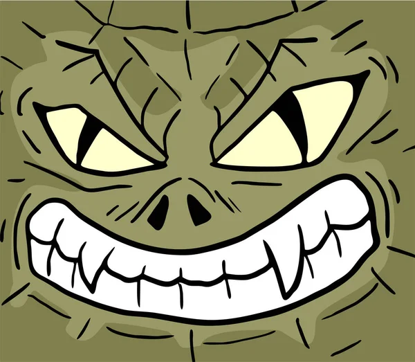 asi sürüngen ifade vektör illüstrasyonu