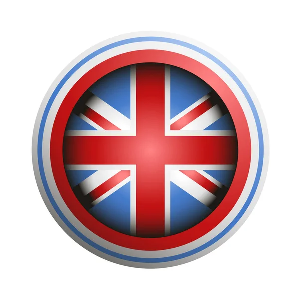 Reino Unido Emblema Vector Ilustración — Archivo Imágenes Vectoriales