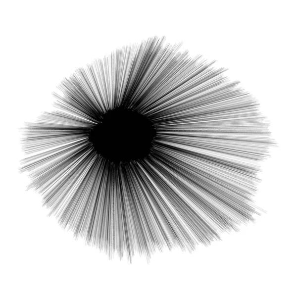 Abbildung Zum Vektor Schwarzes Loch — Stockvektor