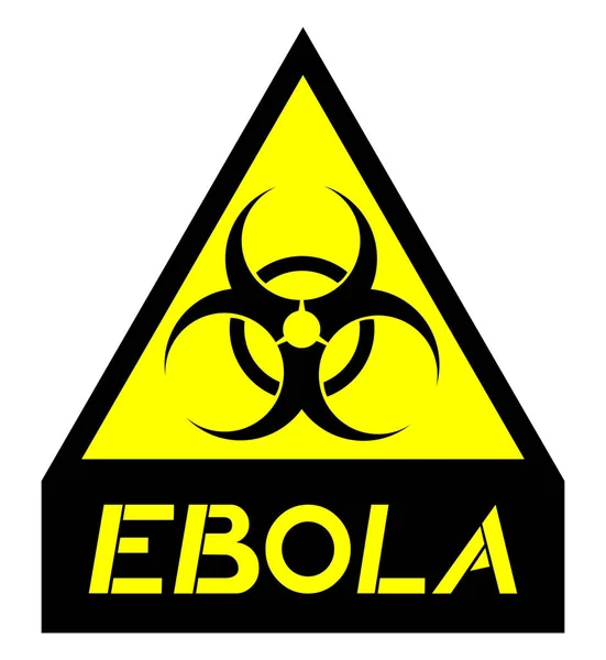 Ebola Tanácsot Szimbólum Vektor Illusztráció — Stock Vector