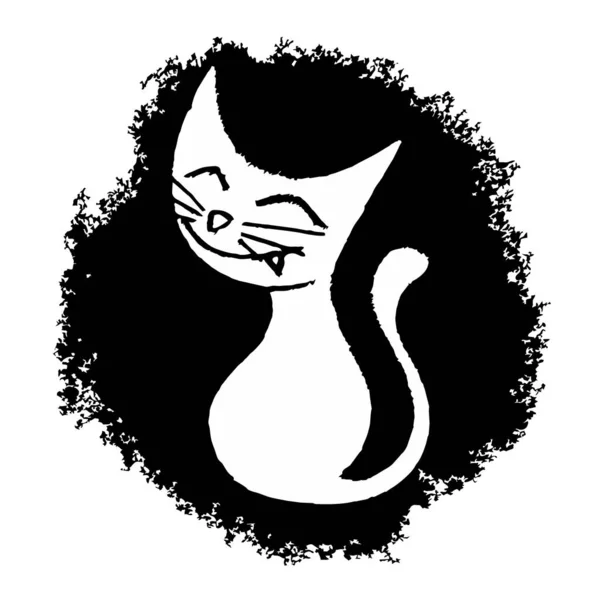 Векторна Ілюстрація Усміхненого Кота — стоковий вектор