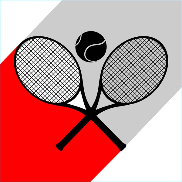 Illustration Vectorielle Symbole Tennis — Image vectorielle