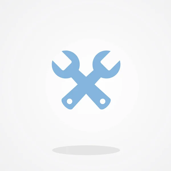 Wrench Icon Vector Illustration — Stock Vector