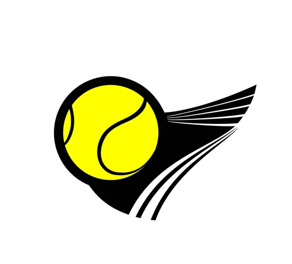 Mooie Tennis Icoon Vector Illustratie — Stockvector