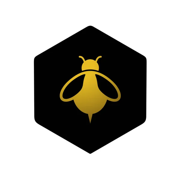 自然蜂蜜のシンボルベクトル図 — ストックベクタ
