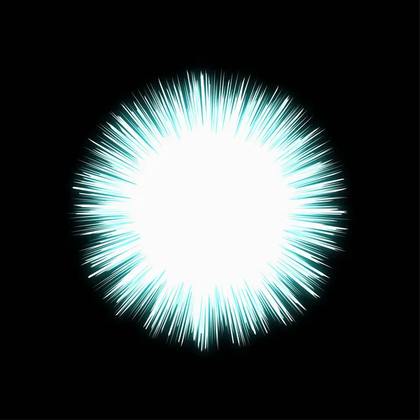 爆発光図ベクトル図 — ストックベクタ