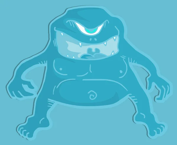 Cartoon Monster Vector Illustration — Stock Vector