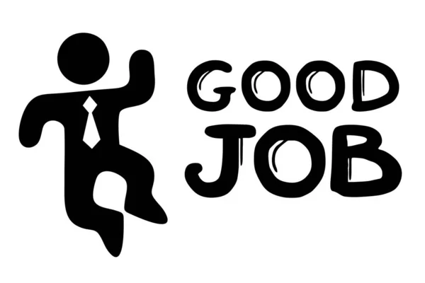 Goede Job Vector Illustratie — Stockvector