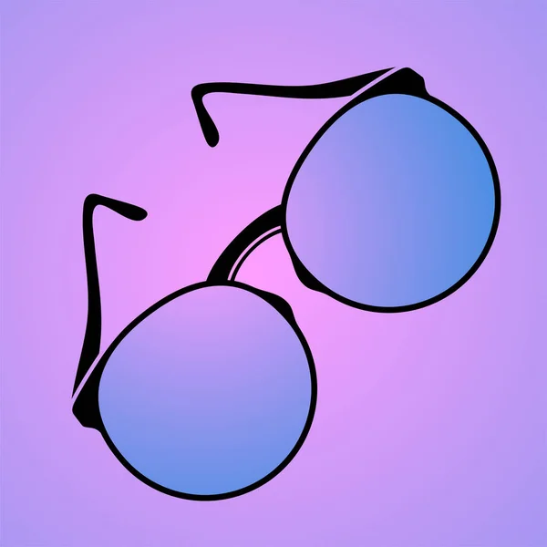 Mode Brille Vektor Illustration — Stockvektor