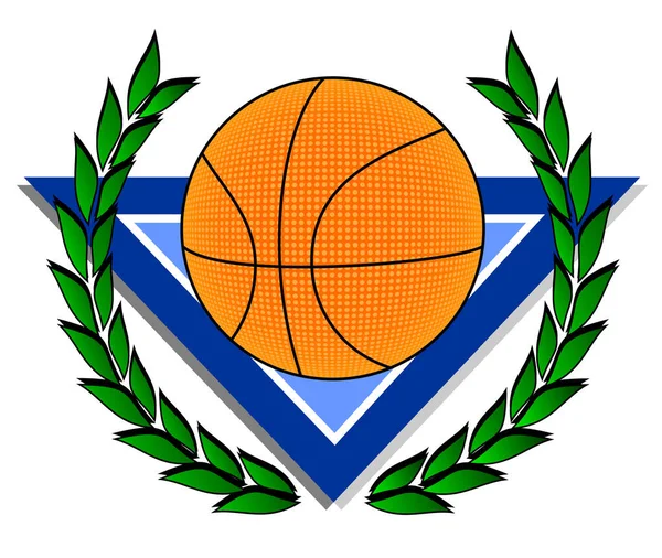 Basketball Set Symbols Vector Illustration — Stock Vector