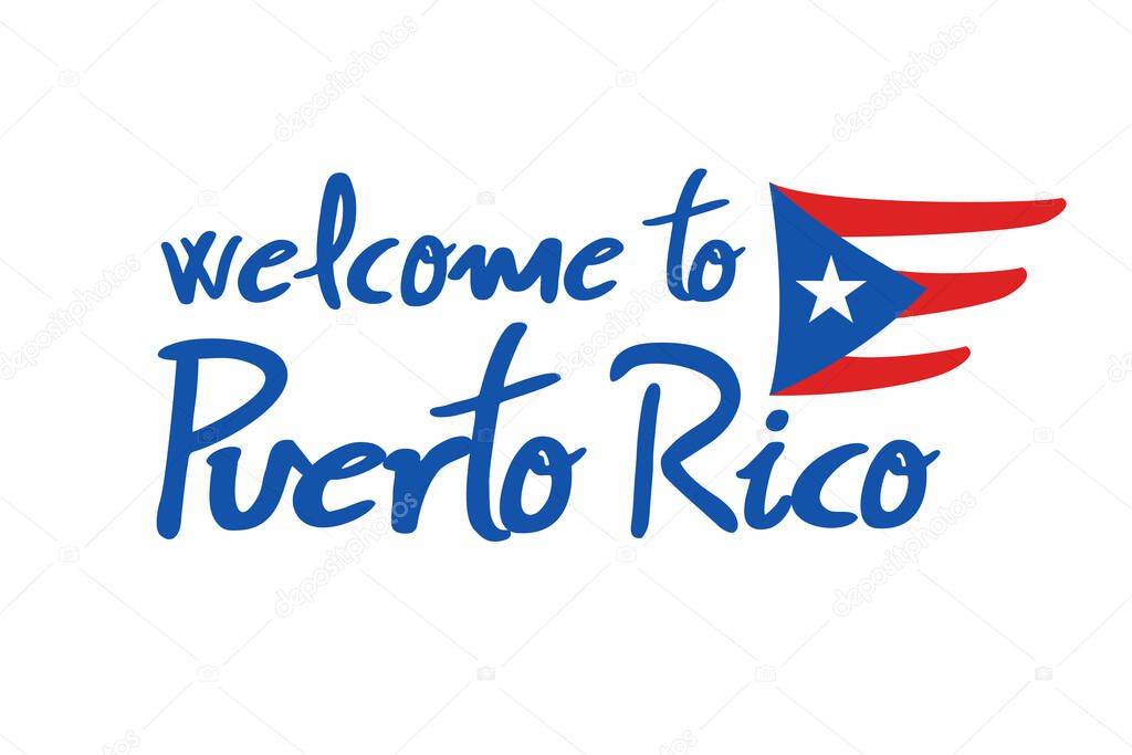 Welcome to Puerto Rico message