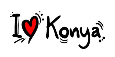 Konya, Türkiye şehri aşk mesajı