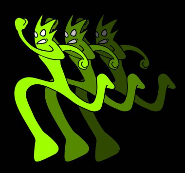 hız bebeği vektör çizimi