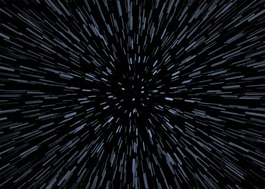radyal noktalar ve yıldızlarla soyut arkaplan