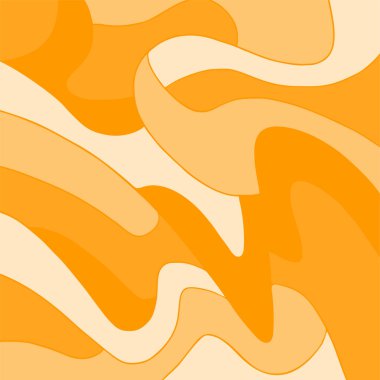 Turuncu kapak vektör illüstrasyonu 