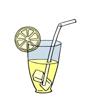 limonata ikon vektör çizimi