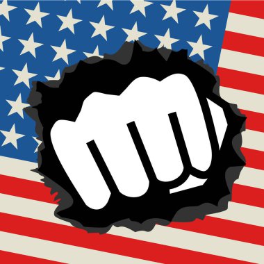 Bayrak vektör illüstrasyonunu göster