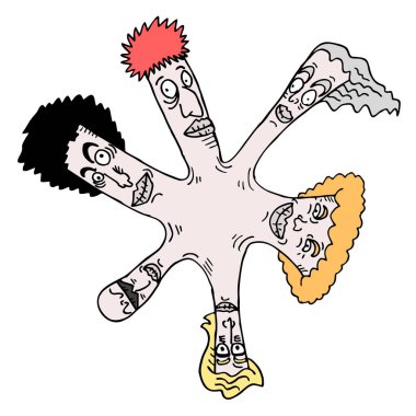 Soyut arkaplan vektör çizimi