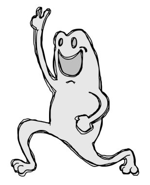 Sanat kuklası vektör çizimi