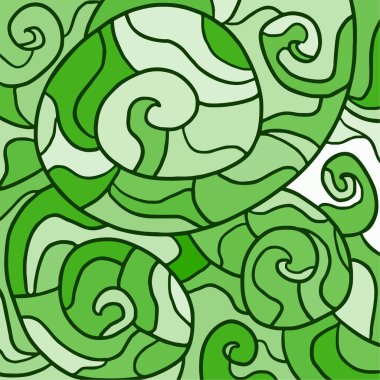 yeşil sanat arkaplan vektörü illüstrasyonu