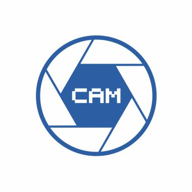 Deklanşör kamerası vektör illüstrasyonu