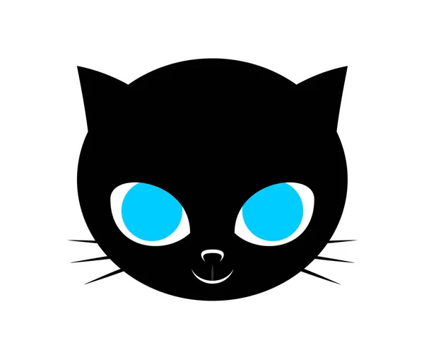 Cat Face Vector Illustration — Stock Vector