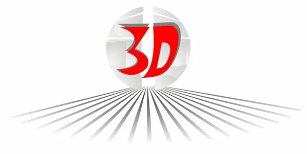 3Dサインイラストベクトル — ストックベクタ