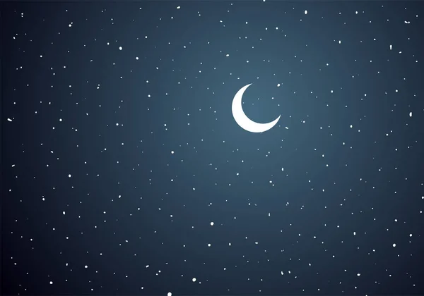 Illustration Vectorielle Ciel Nocturne — Image vectorielle