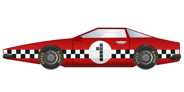 Πρωταθλητής Ράλι Αυτοκίνητο Διανυσματική Απεικόνιση — Διανυσματικό Αρχείο