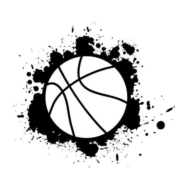 Basket Ball Sport Symbol — Stock Vector