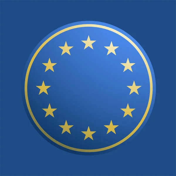 Illustration Vectorielle Symbole Européen — Image vectorielle