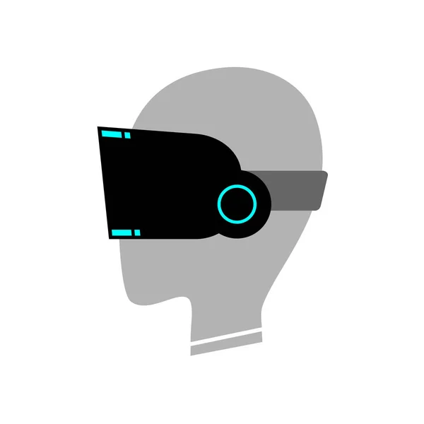 Lunettes Réalité Virtuelle Symbole — Image vectorielle