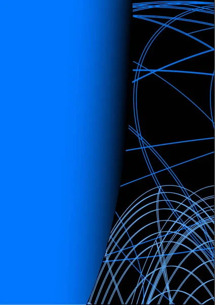 Abstracte Blauwe Achtergrond Vector Illustratie — Stockvector