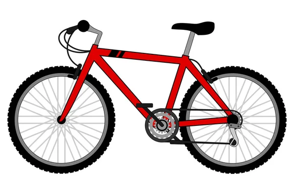 Icono Bicicleta Aislado Sobre Fondo Blanco — Vector de stock