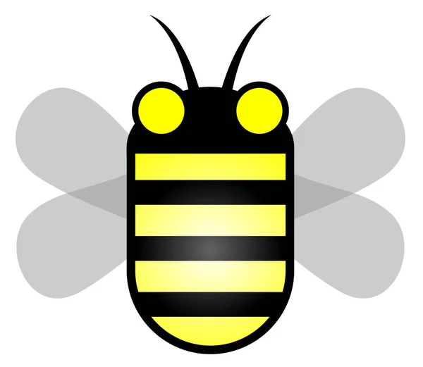 ハチの昆虫のベクトル図 — ストックベクタ
