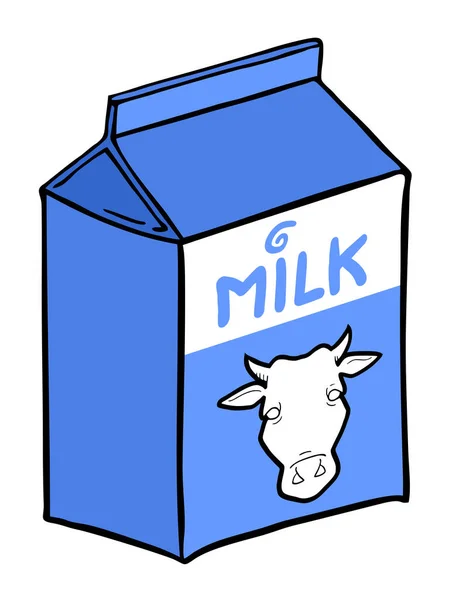 Mjölklåda Design Vektor Illustration — Stock vektor