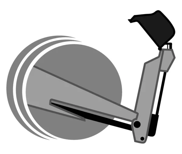Vector Illustration Modern Auto Repair Icon Metal Tool — Stock Vector