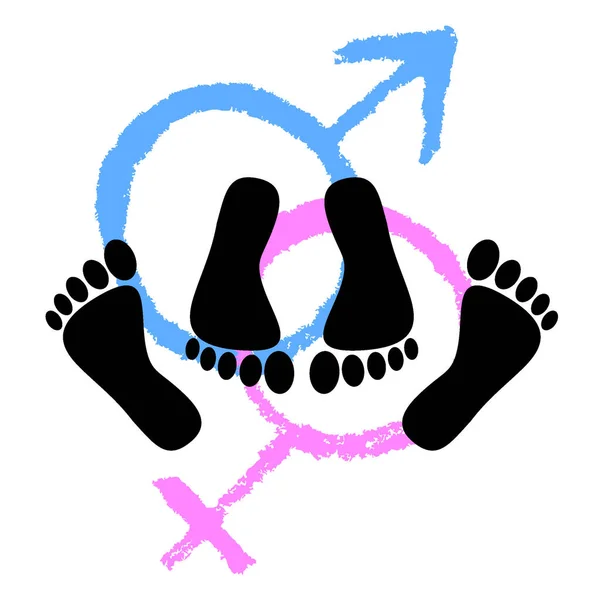 Kärlek Sex Symbol Vektor Illustration — Stock vektor