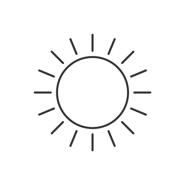 Kreative Gestaltung Der Sonnenillustration — Stockvektor