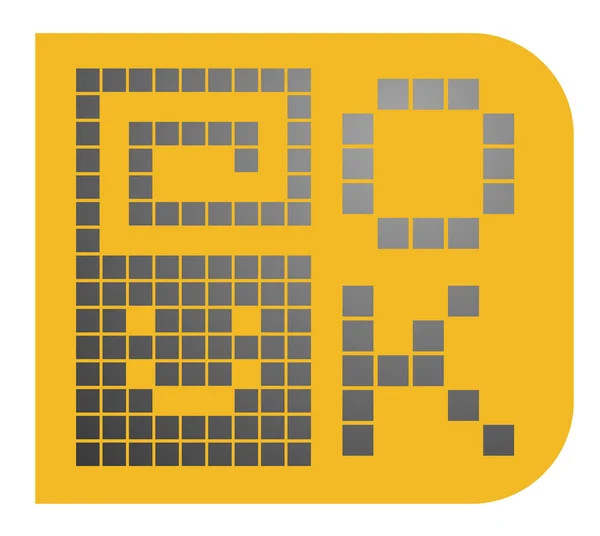 Vektorová Ilustrace Ikony Hry Pixelů — Stockový vektor