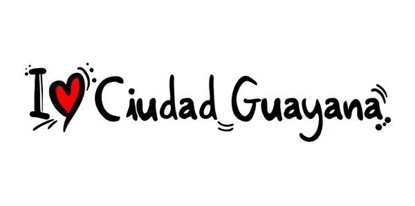 Сьюдад Гуаяна Венесуэле — стоковый вектор