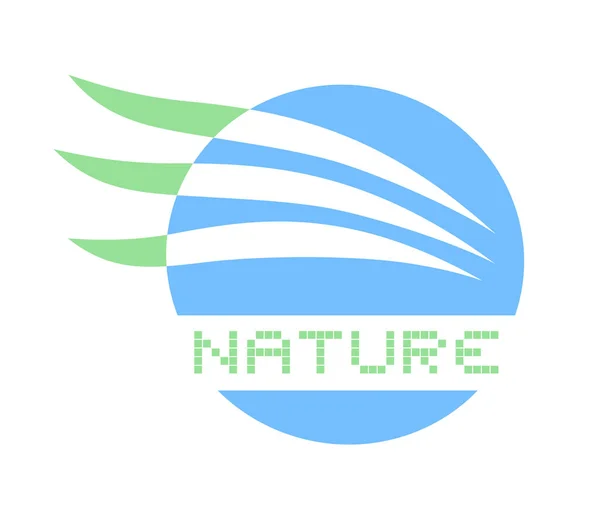 Illustration Vectorielle Signe Nature — Image vectorielle