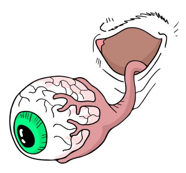 Özgün göz vektörü çizimi