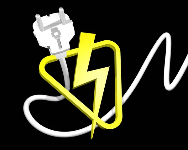 Eletricidade Industrial Desenhar — Fotografia de Stock